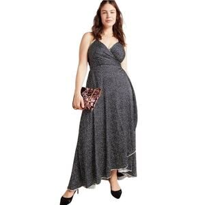 Anthropologie Farrah Wrap Dress by Hutch, Maxi, classic, wedding guest, NWT